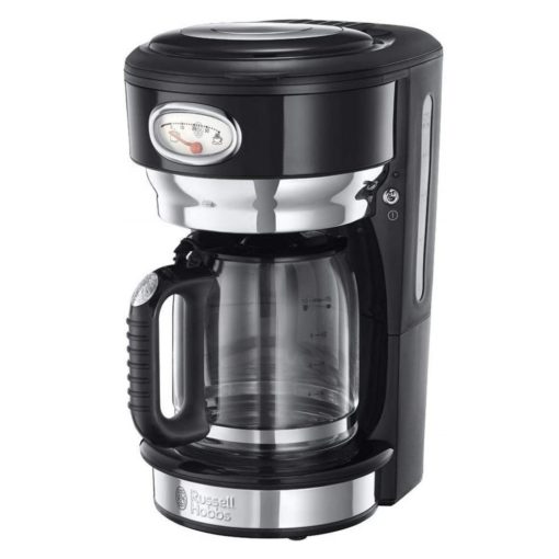 Filteres kávéfőző, RUSSELL HOBBS Textures plusz, fekete Filteres kávéfőző, RUSSELL HOBBS Textures plusz, fekete